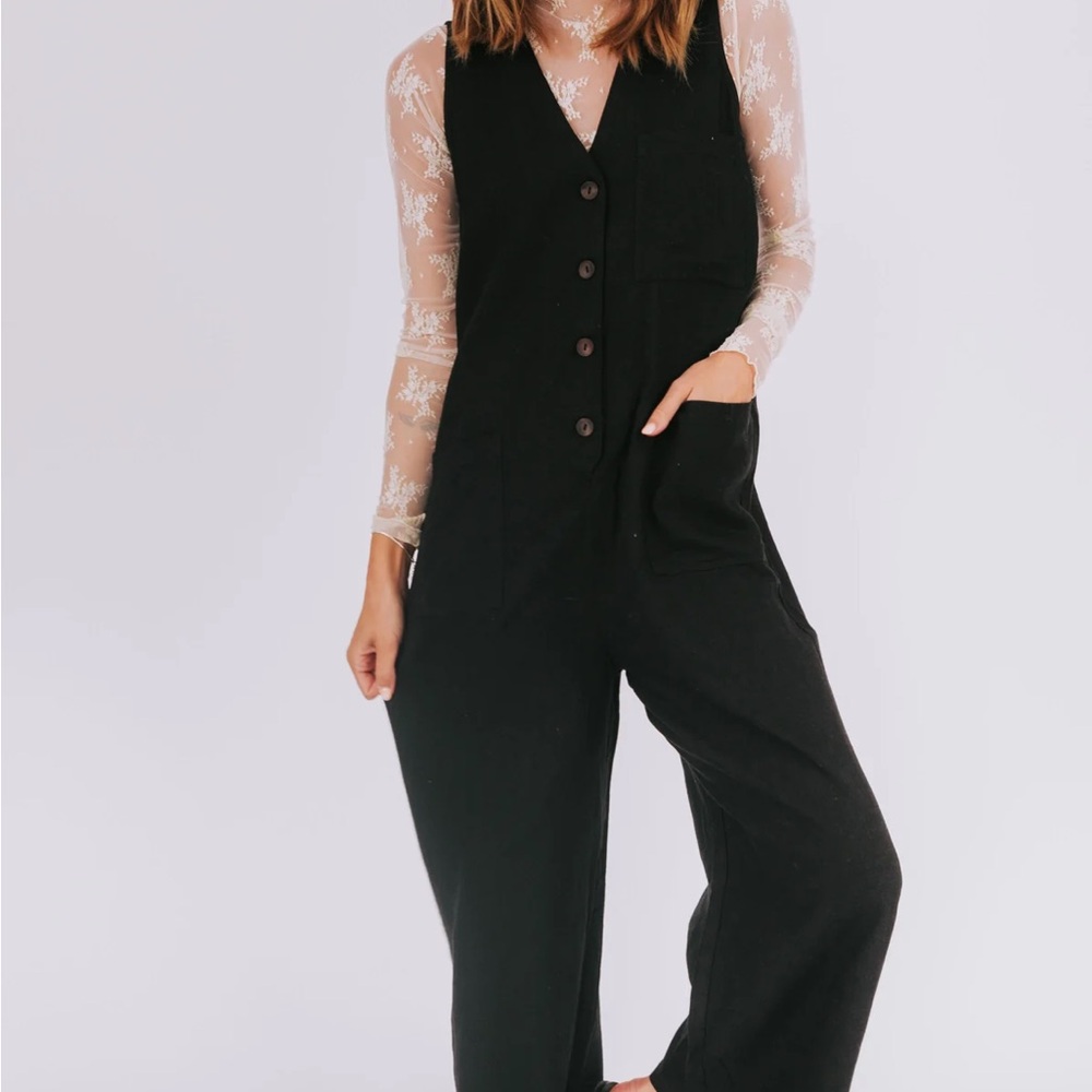 Black Jumpsuit Romper from One Loved Babe